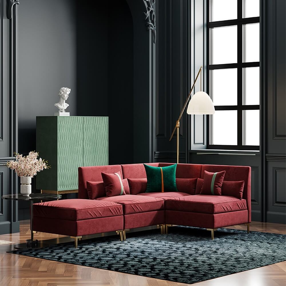 Ghế Sofa Chữ L Hiện Đại 1