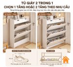 Tủ giày siêu mỏng căn hộ 1