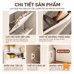 Tủ giày siêu mỏng căn hộ 3