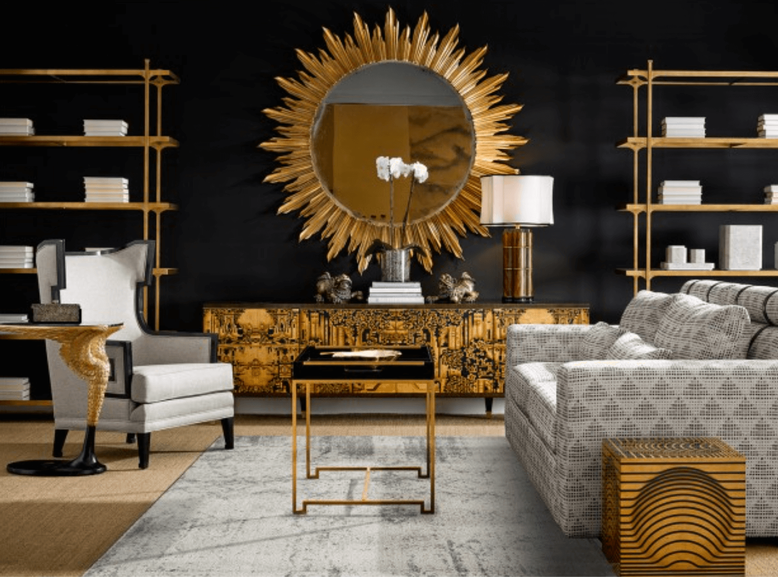 Bàn Sofa Đôi Cánh Luxury Decor 1