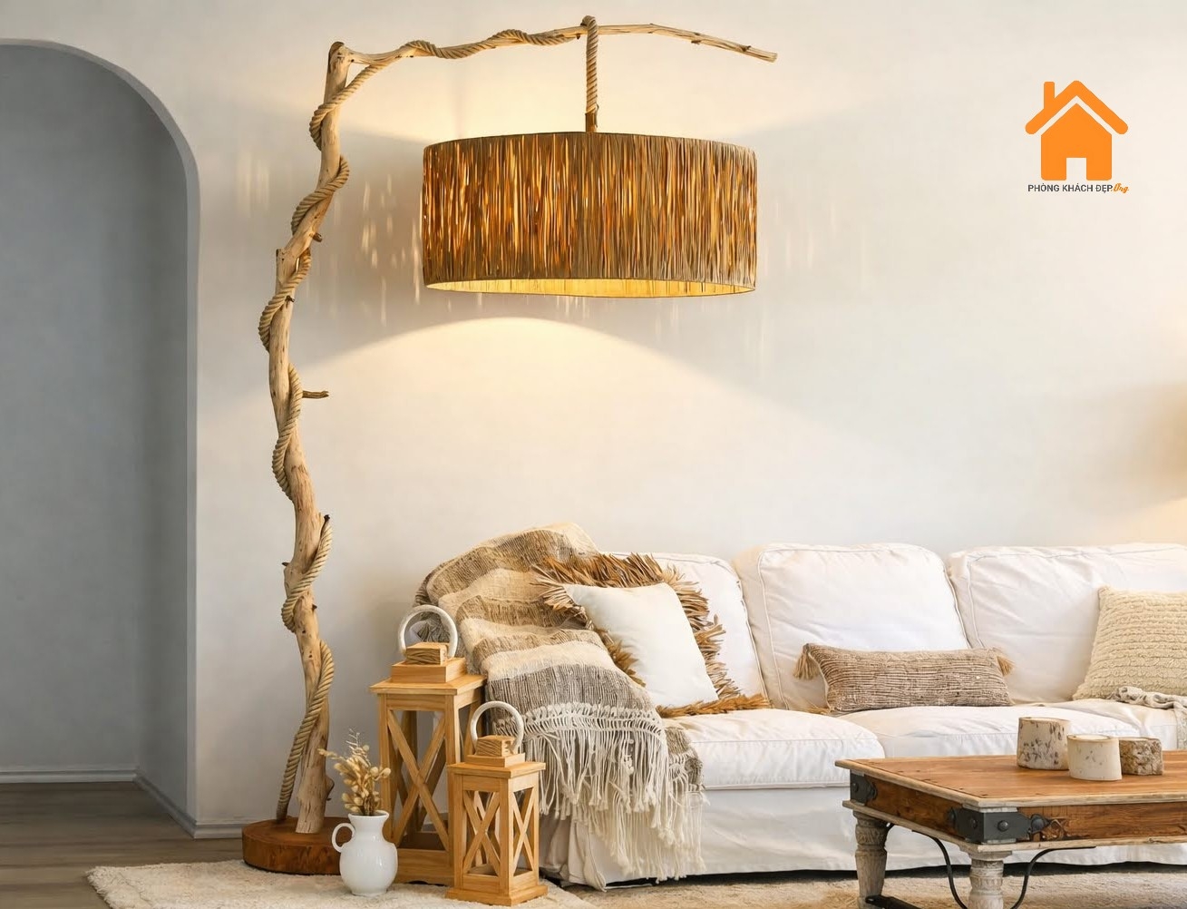 Đèn trang trí cành cây khô / Đèn Decor thủ công DECOR Phòng Khách Đẹp Đèn treo cây khô - Đèn trang trí thủ công