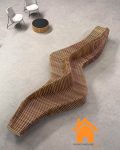 Ghế Băng Công Cộng- Ghế Băng Chờ Gỗ Lắp Ghép 17