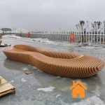 Ghế Băng Công Cộng- Ghế Băng Chờ Gỗ Lắp Ghép 24