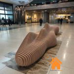 Ghế Băng Công Cộng- Ghế Băng Chờ Gỗ Lắp Ghép 27