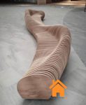 Ghế Băng Công Cộng- Ghế Băng Chờ Gỗ Lắp Ghép 8
