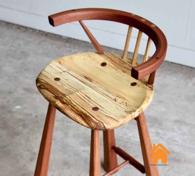 Ghế Bar Gỗ Caffe DECOR Phòng Khách Đẹp Ghế Bar Gỗ Caffe 12