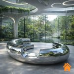 Ghế Sảnh Chờ Inox Nghệ Thuật Không Gian 6