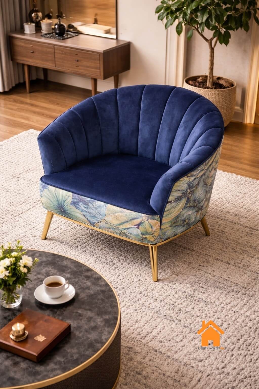 Ghế Bành – Armchair Đẹp PKD 05 8