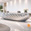 Quầy Thu Ngân / Quầy Lễ Tân Inox DECOR Phòng Khách Đẹp Quầy Thu Ngân -Quầy Lễ Tân Inox 6