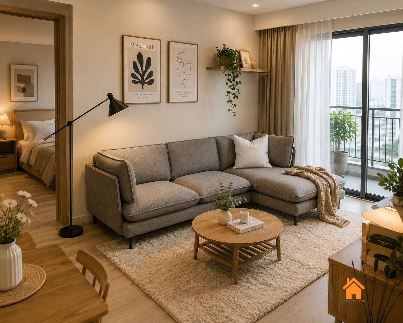 Ghế Sofa Theo Diện Tích Căn Hộ 45m² – 60m² 2