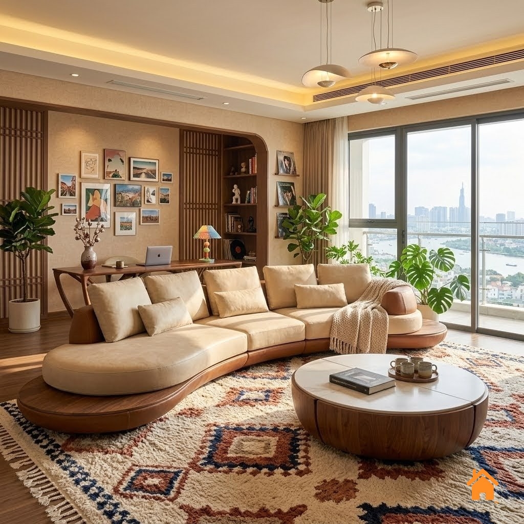 Ghế Sofa Theo Diện Tích Căn Hộ 60-80m² 1