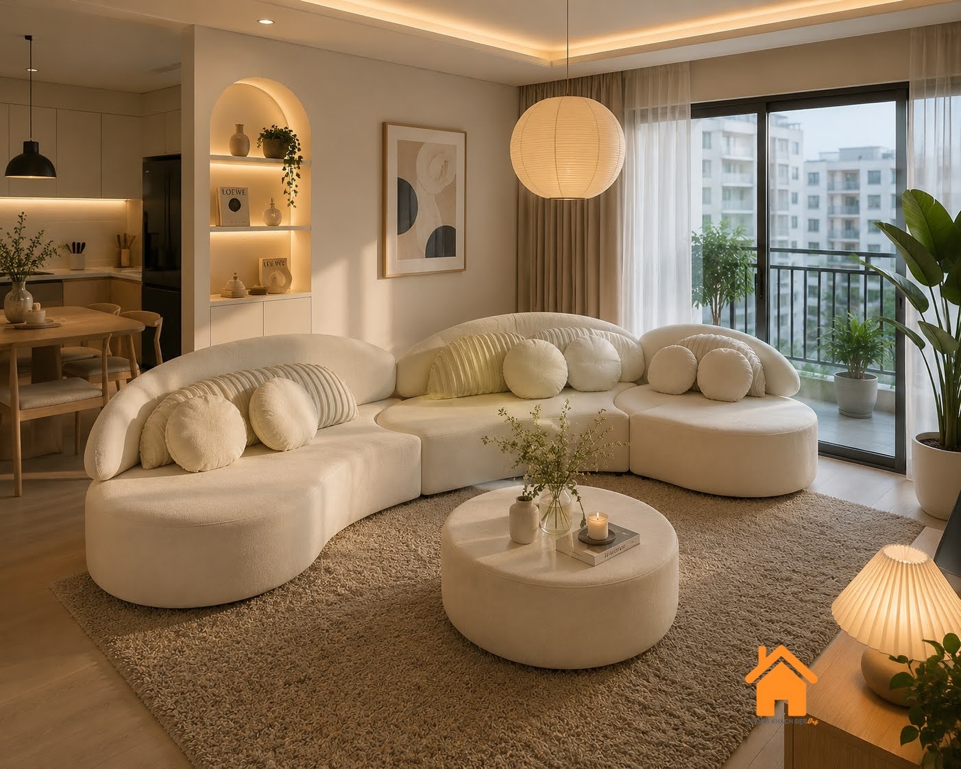 Ghế Sofa Theo Diện Tích Căn Hộ 60-80m² 4