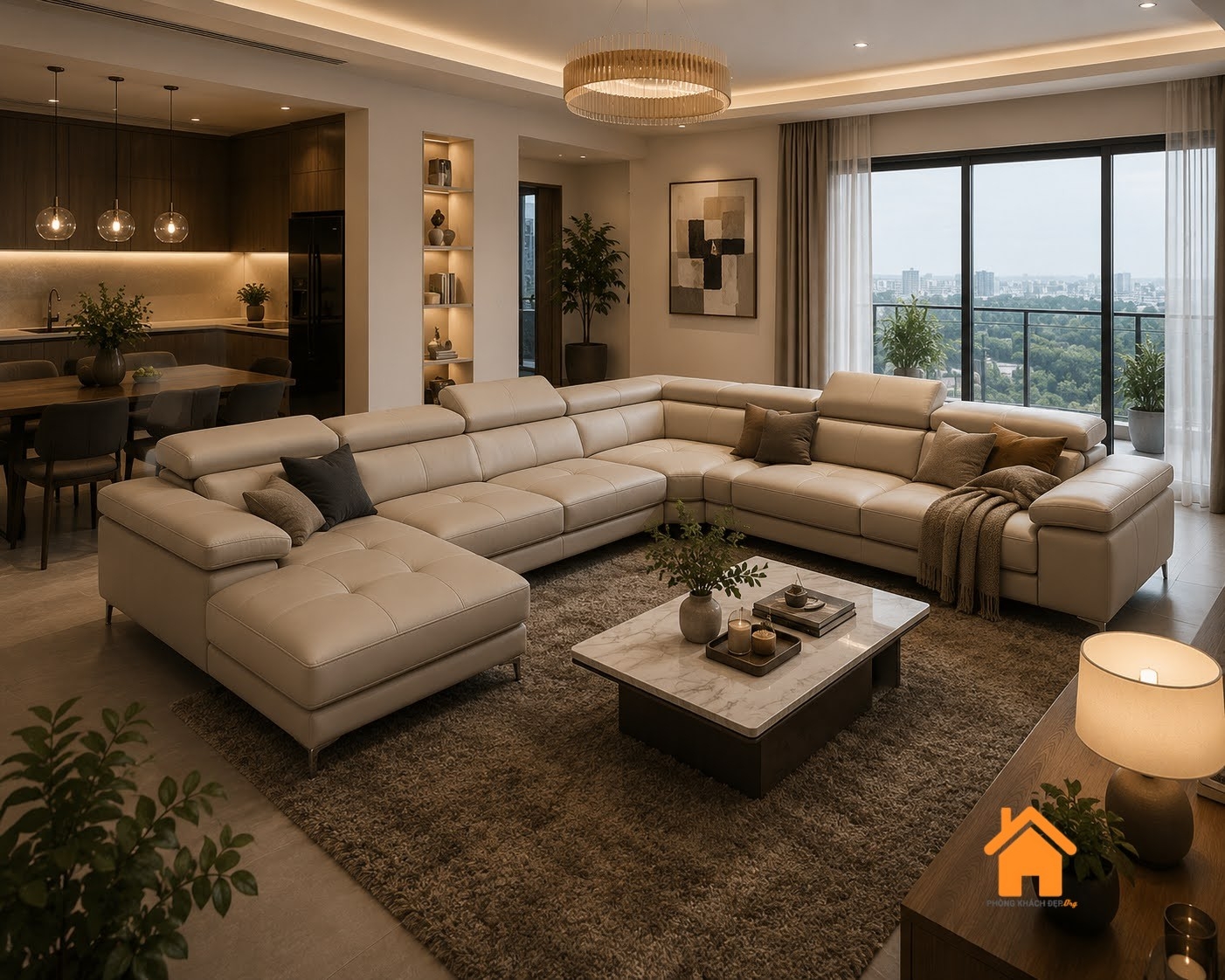 Ghế Sofa Theo Diện Tích Căn Hộ trên 100m² 4