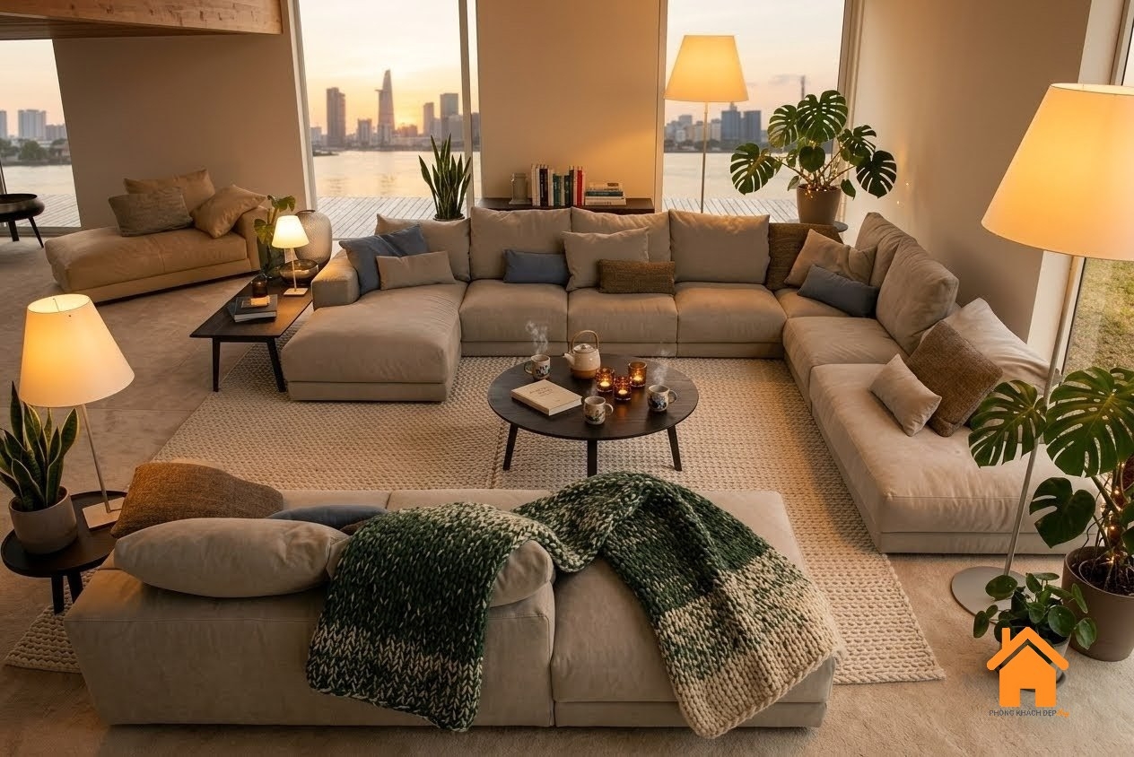 Ghế Sofa Theo Diện Tích Căn Hộ trên 100m² 5