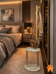 Cây Treo Đồ Kiêm Bàn Phụ Đá Tự Nhiên Luxury 4