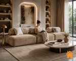 Ghế Sofa Module Tựa Rời Hiện Đại 10