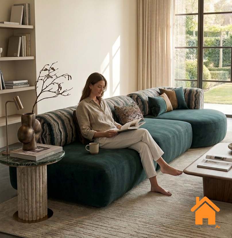 Ghế Sofa Module Tựa Rời Hiện Đại 11
