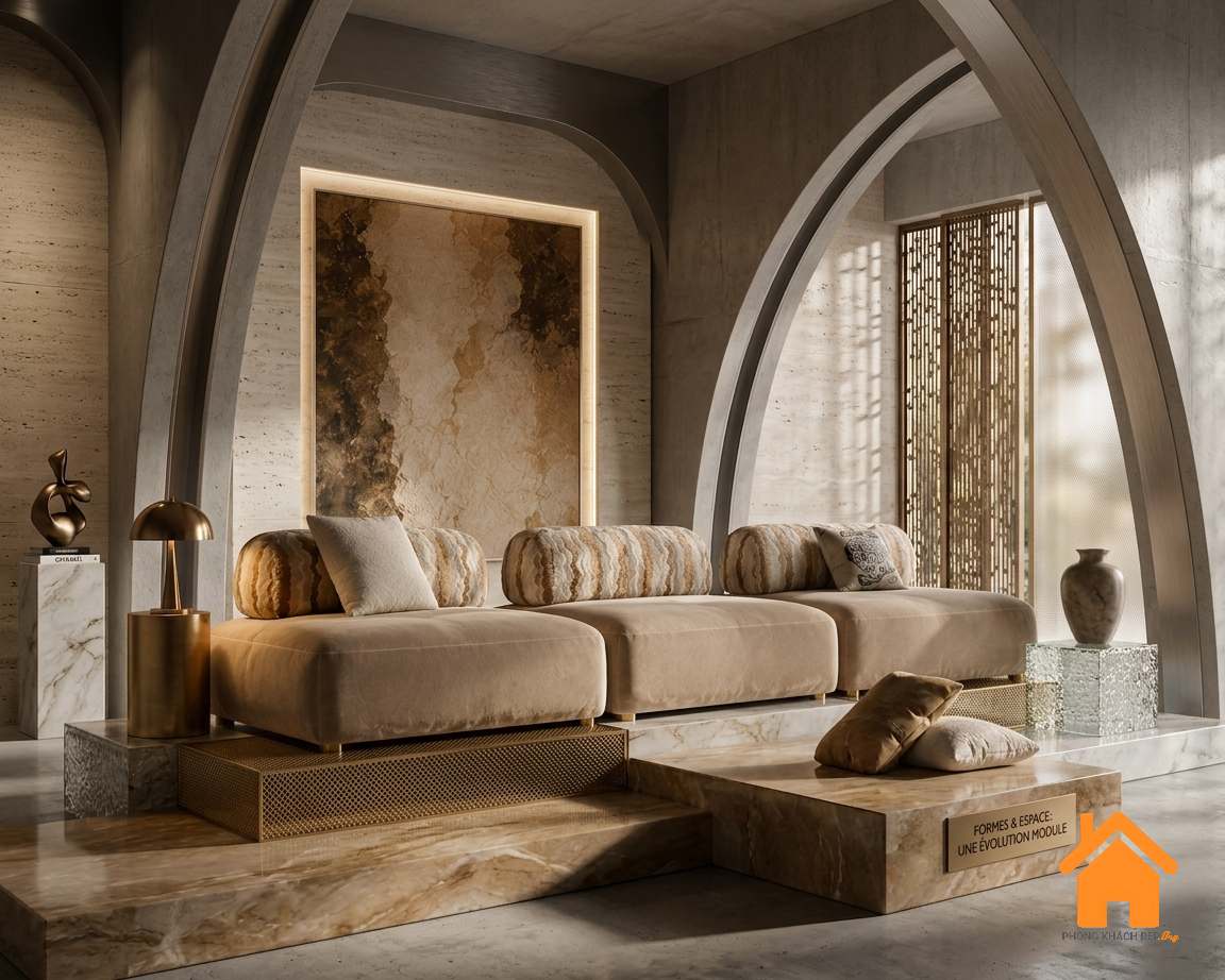 Ghế Sofa Module Tựa Rời Hiện Đại 13