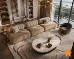 Ghế Sofa Module Tựa Rời Hiện Đại 3
