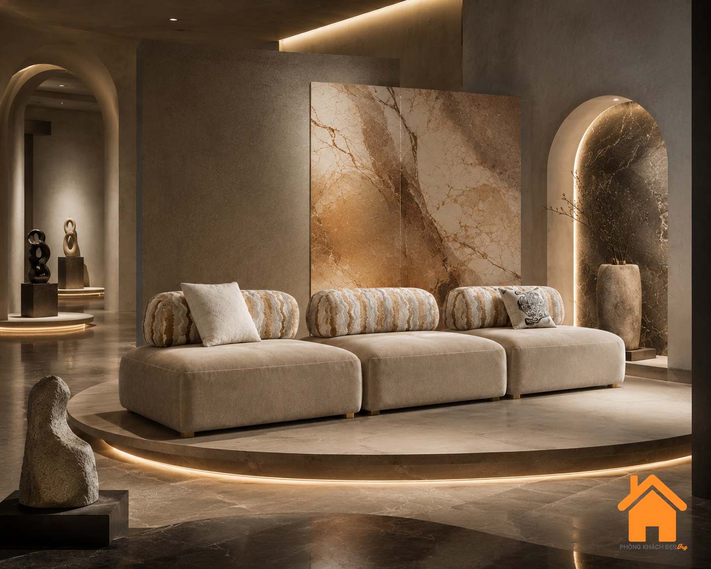 Ghế Sofa Module Tựa Rời Hiện Đại 6