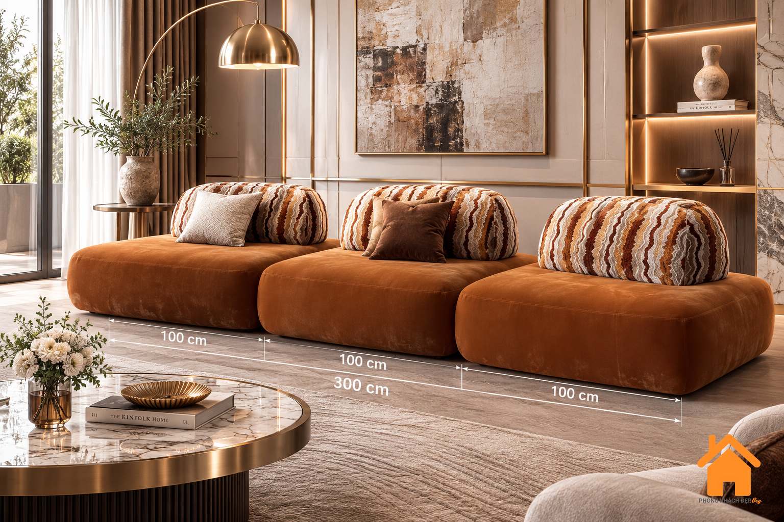 Ghế Sofa Module Tựa Rời Hiện Đại 9