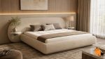 Giường Bọc Nệm Đầu Dài Hiện Đại PKD 02 10