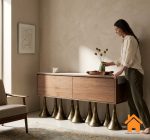 Tủ Trang Trí Gỗ PKD 18 11