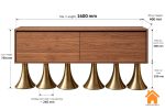 Tủ Trang Trí Gỗ PKD 18 5