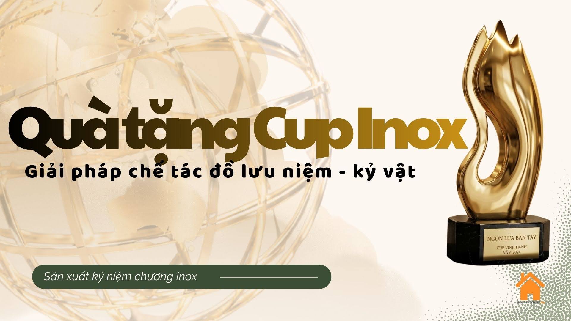 Quà tặng Cup Inox - kỷ niệm chương inox