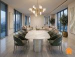 Bàn ăn Đá Tinh Thể Thạch Anh - Quartz Crystal Dining Table 13