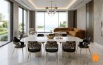 Bàn ăn Đá Tinh Thể Thạch Anh - Quartz Crystal Dining Table 15
