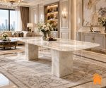 Bàn ăn Đá Tinh Thể Thạch Anh - Quartz Crystal Dining Table 2