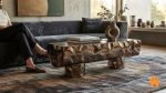 Băng Ghế Dài Đa Năng - Kệ Tivi - Bàn Sofa Hiệu Ứng Kim Loại 12