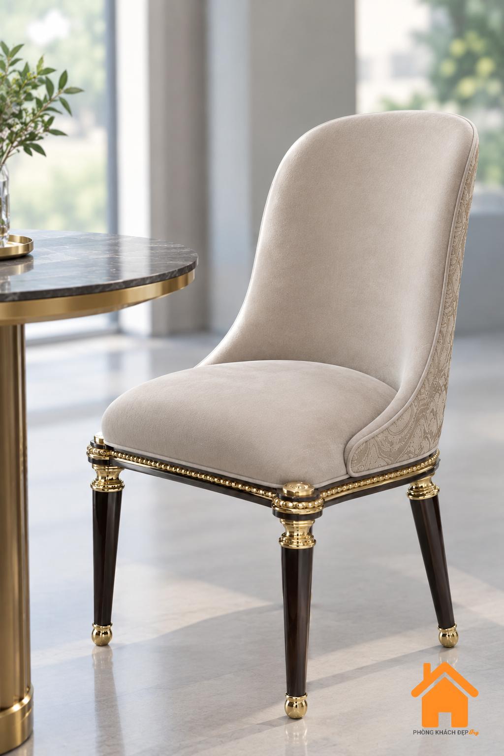 Ghế Ăn Tân Cổ Điển Sang Trọng - Luxurious Neoclassical Dining Chair 10