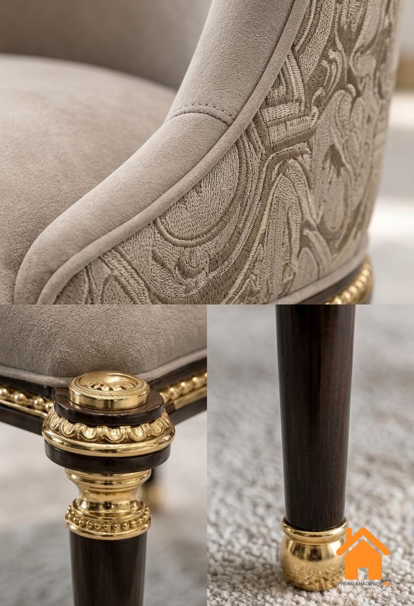 Ghế Ăn Tân Cổ Điển Sang Trọng - Luxurious Neoclassical Dining Chair 2