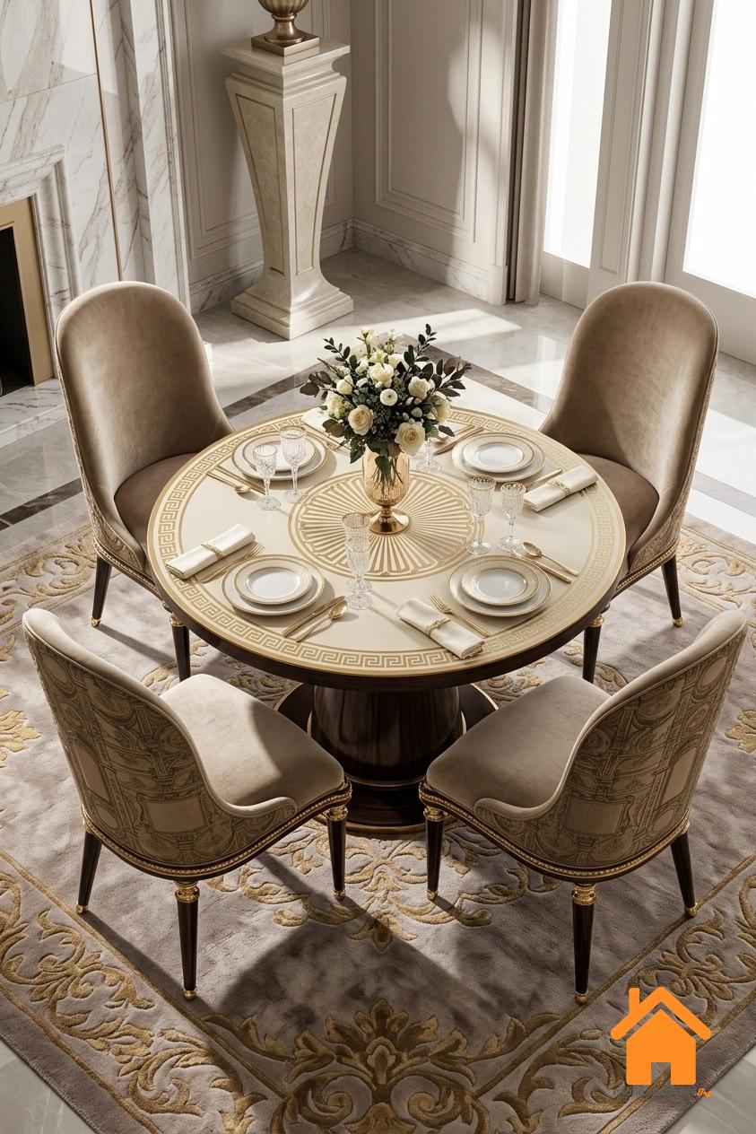 Ghế Ăn Tân Cổ Điển Sang Trọng - Luxurious Neoclassical Dining Chair 4