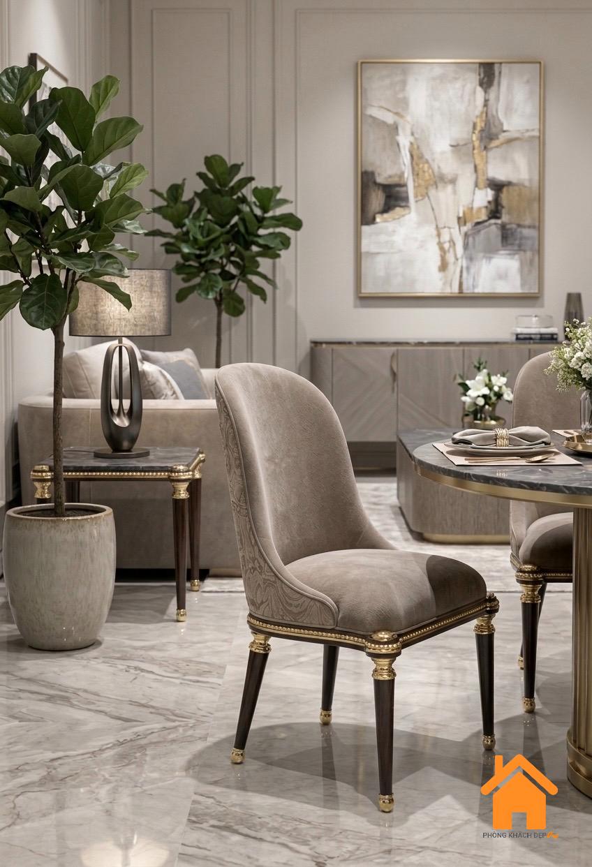 Ghế Ăn Tân Cổ Điển Sang Trọng - Luxurious Neoclassical Dining Chair 9