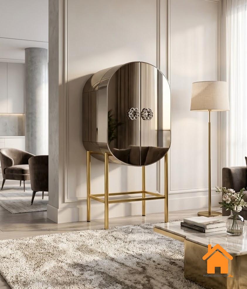 Tủ Trang Trí Vòm Cao Cấp 5
